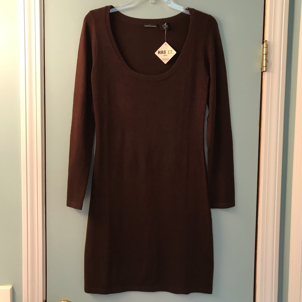 Soft cashmere blend sweater dress